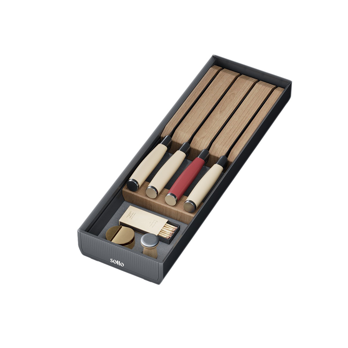 Hộp đựng thìa dĩa trong ngăn kéo S-BOX - Ảnh 2